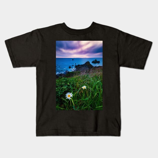 Wildflowers at Scotty's Point Kids T-Shirt by JeffreySchwartz